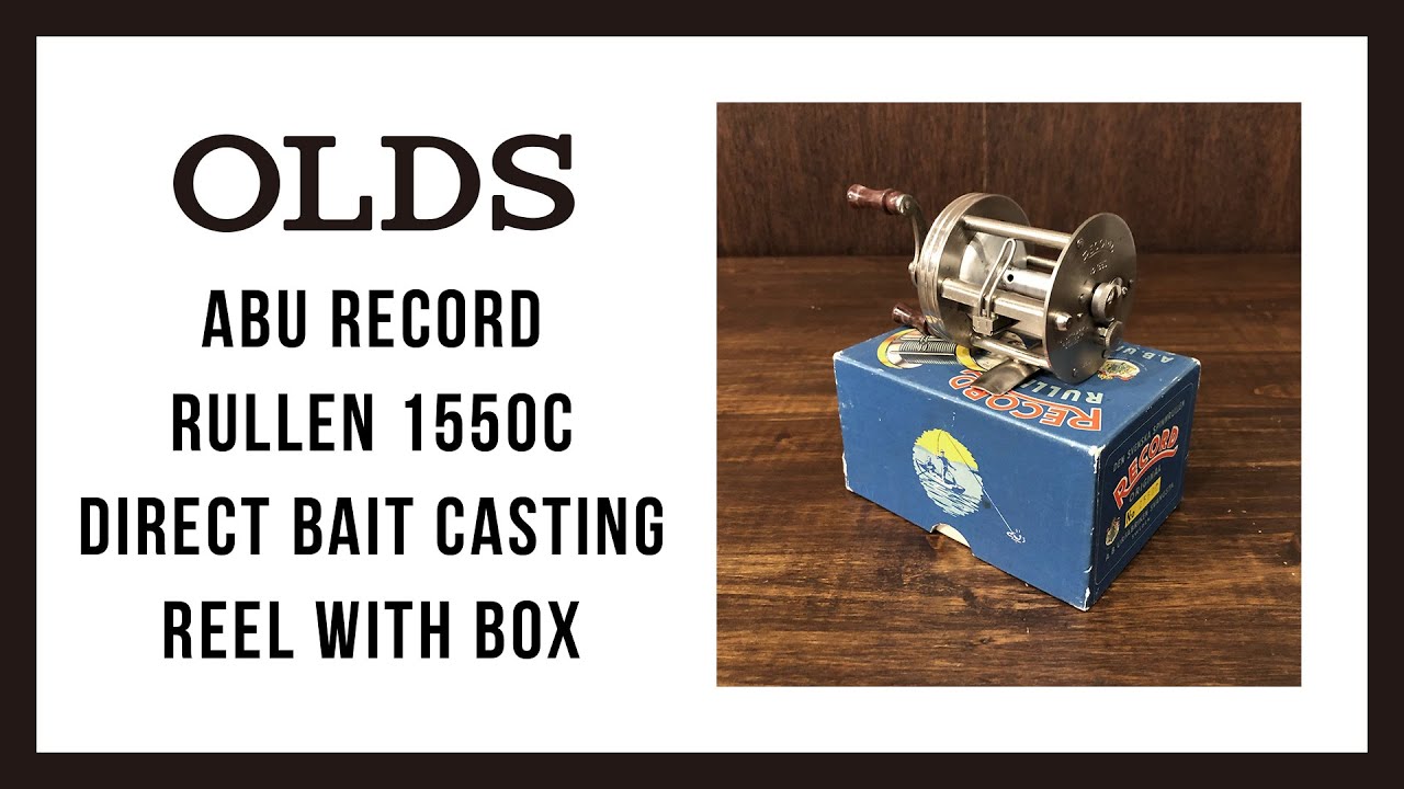 動画あり 価格交渉歓迎 record 1600 ダイレクトリール アブ 動画あり