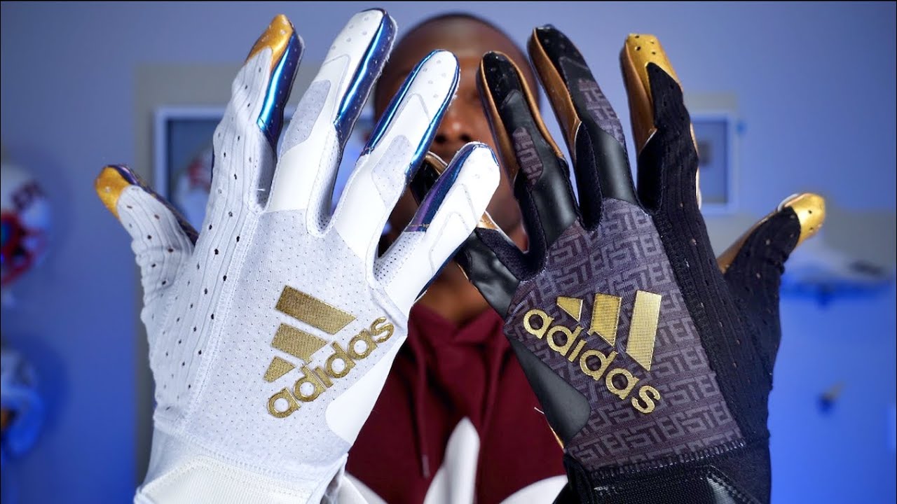Adidas adiZero 9.0 Football Gloves: First Impression - YouTube