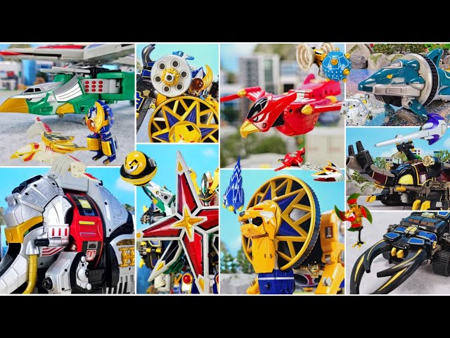 All DX Hurricanger Stop Motion Compilation 忍風戦隊ハリケンジャー