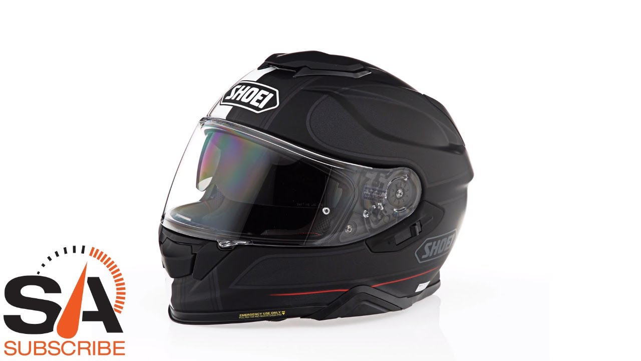 Shoei GT-AIR II Redux TC-5 Black White Helmet at SpeedAddicts.com