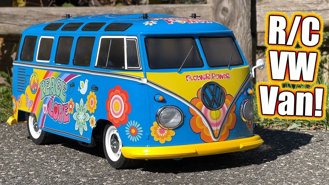 Video review of Tamiya 47453 Volkswagen Type 2 (T1) Flower Power