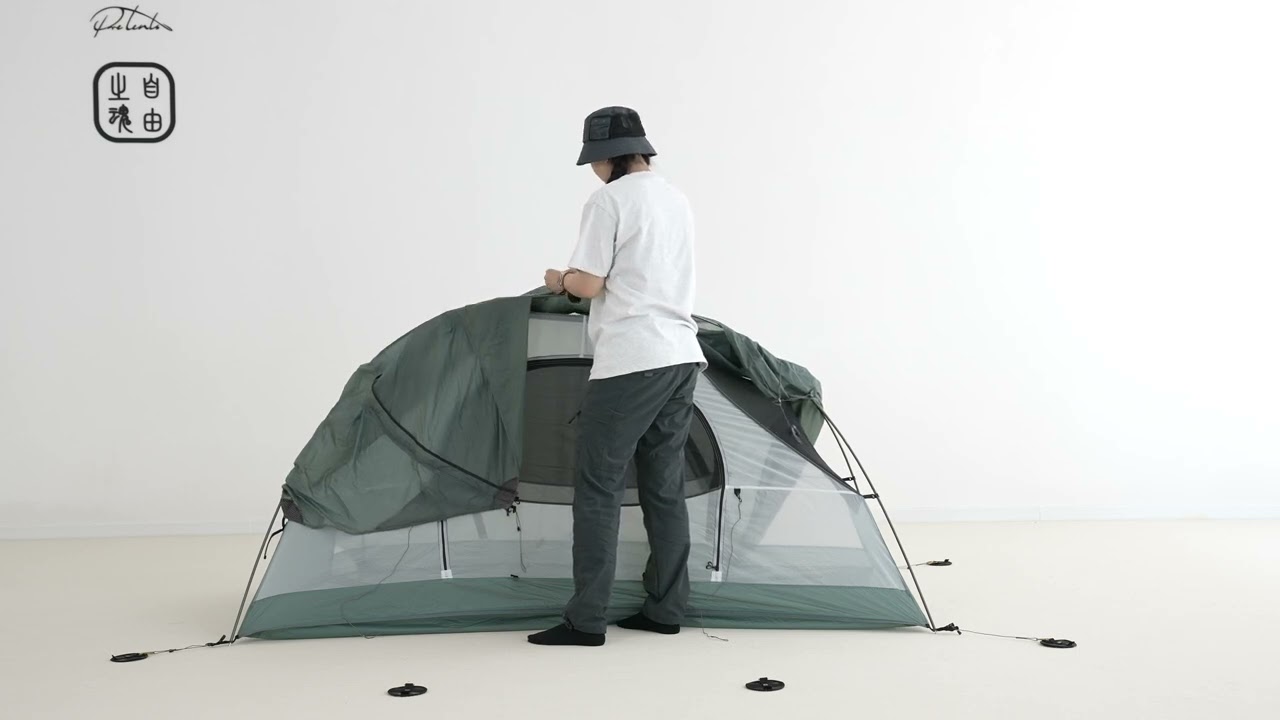 Pre tents / Lightrock2（プレテント / ライトロック2）テント設営動画