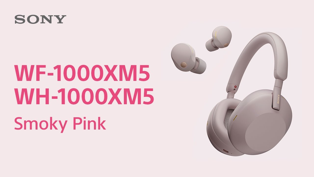 Sony Noise Cancelling Headphones 1000X series Smoky Pink Product