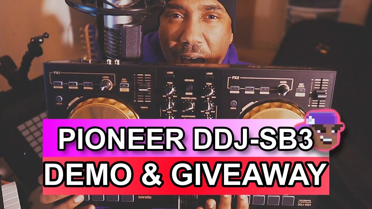 Pioneer DDJ-SB3 Gold Jogwheels Giveaway & Demo - YouTube