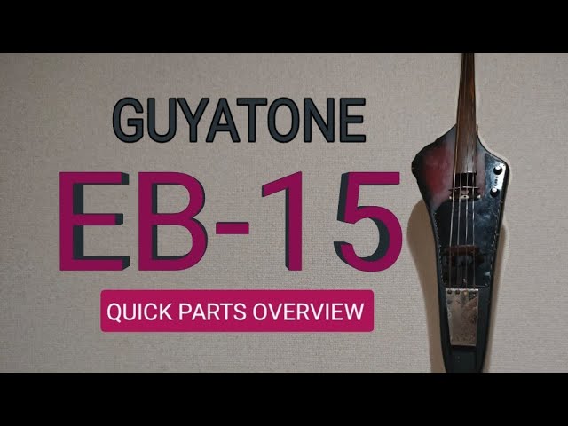 1967 Guyatone EB-15 Electric Upright Bass Quick Parts Overview