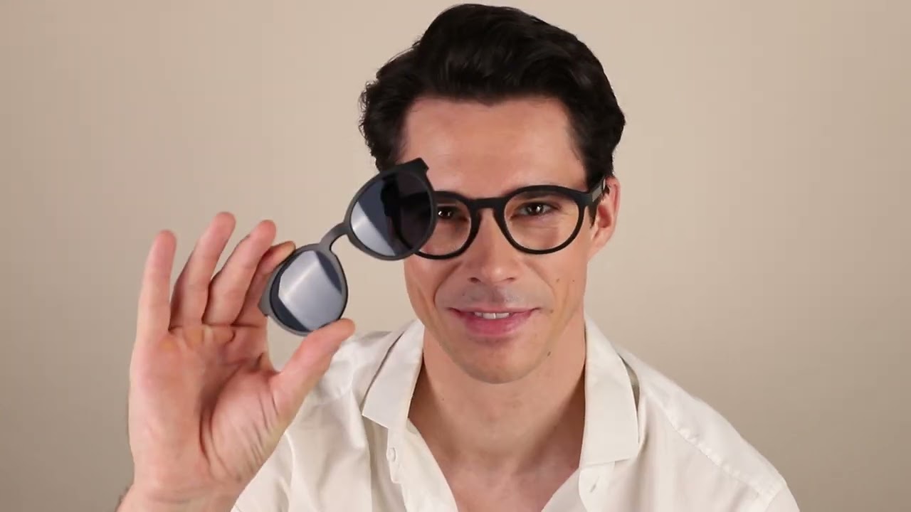 Emporio Armani EA4152 With Clip-On 58011W Matte Black Eyeglasses