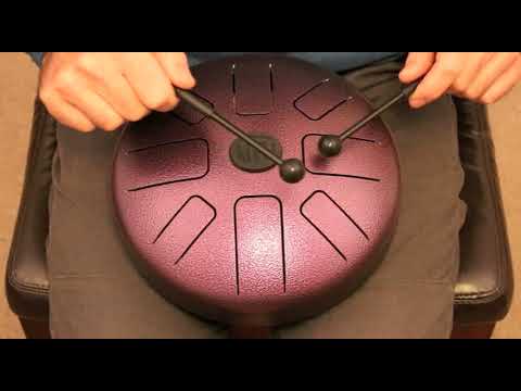 HAPI Drum Aura in A Minor Steel Tongue Drum - YouTube