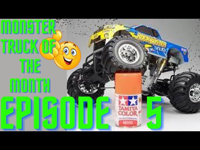 No Control RC Monster Truck of the Month Tamiya TLT-1 RockBuster.A