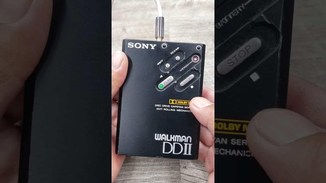 Vintage Sony Walkman WM-DDII DD2 Portable Cassette Tape Player