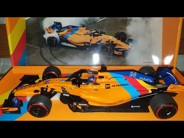 1/18 Fernando Alonso 'Almost last race' Abu Dhabi GP 2018