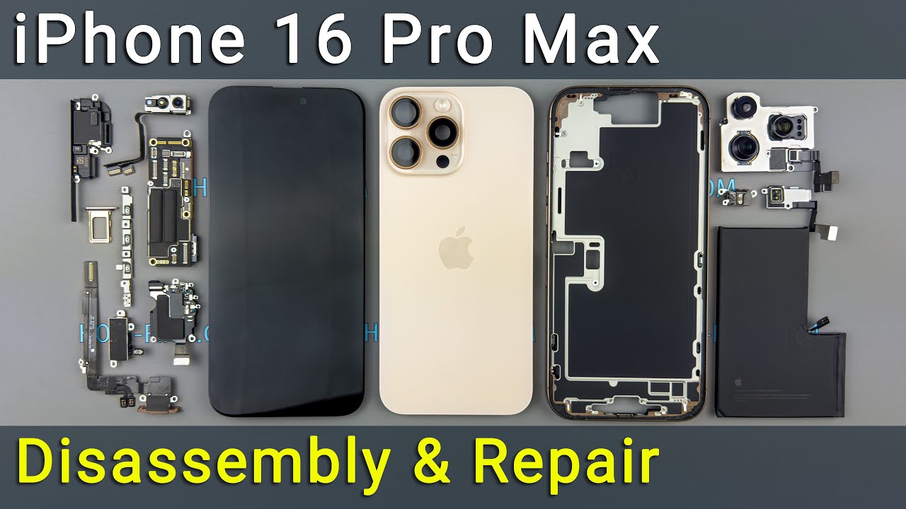 iPhone 16 Pro Max Teardown & Repair Guide: Complete Disassembly