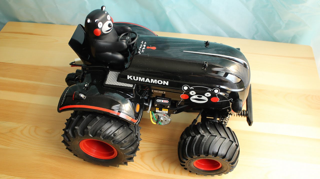 TAMIYA RCトラクター くまもんバージョン OP多数 メカ無し TAMIYA RC