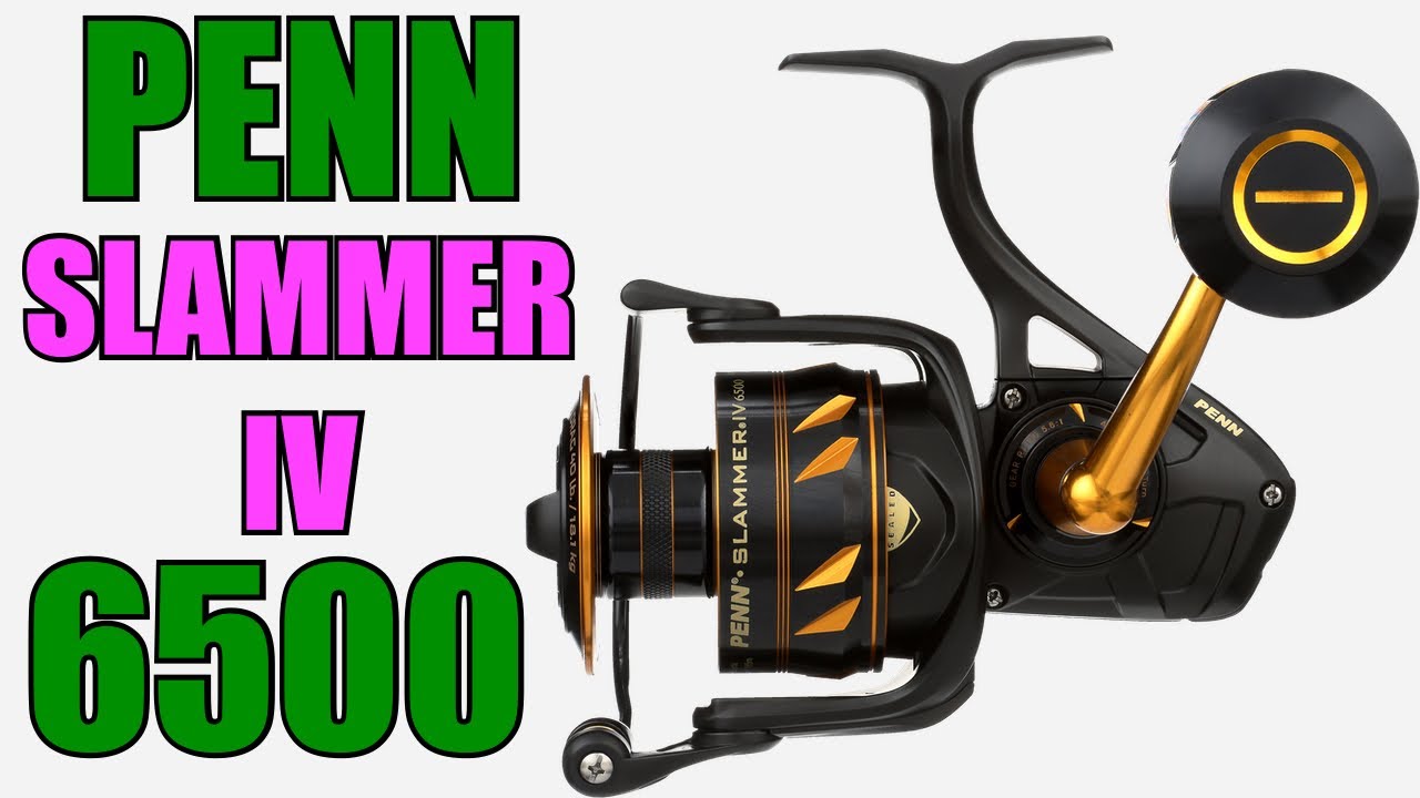 Penn SLAIV6500 Slammer IV Spinning Reel Review | J&H Tackle - YouTube
