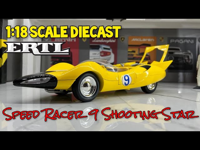 1/18 Scale Speed Racer 9 Shooting Star ERTL Diecast Collectible