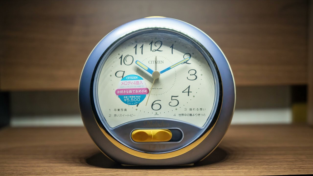 メロディボックス735 目覚まし時計 - YouTube