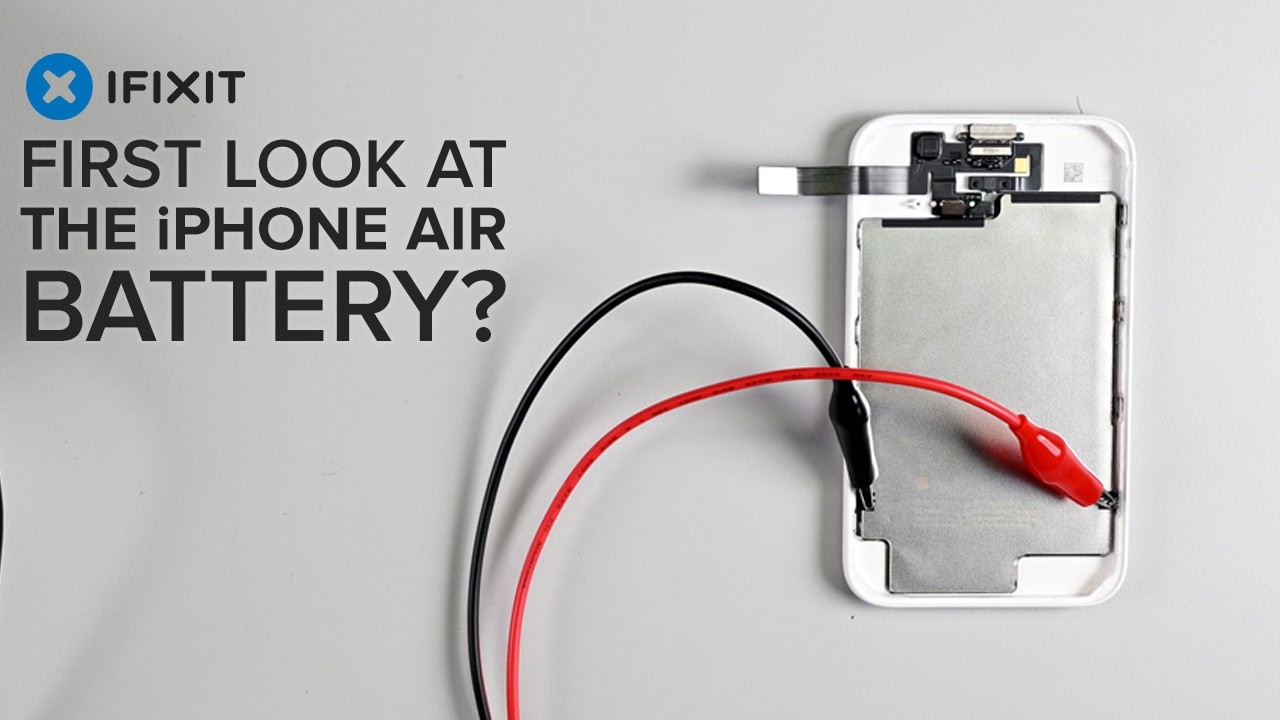 Did We Find the iPhone Air's Battery? Inside the iPhone Air