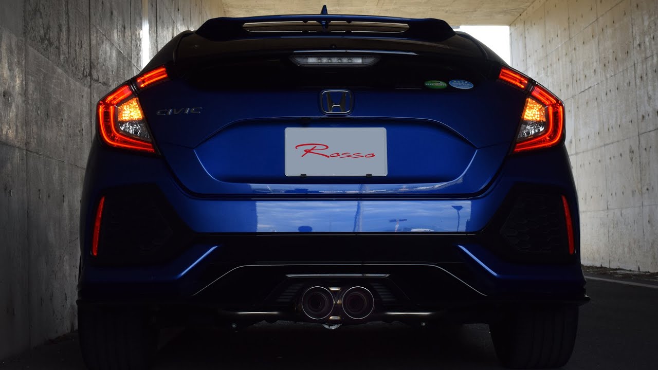 シビックハッチバック マフラー FK7 FORTUNA ZEEK-ED ロッソモデロ