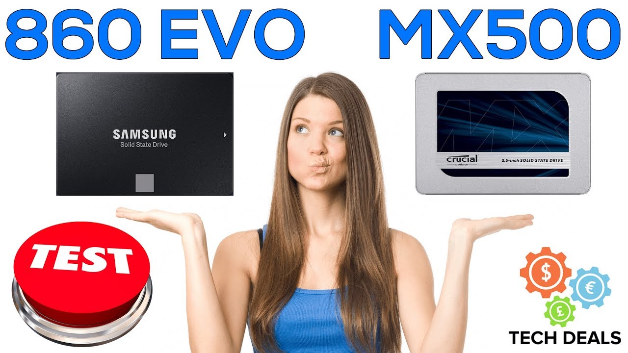 Samsung 860 EVO vs Crucial MX500 - Which Should You Buy? - YouTube
