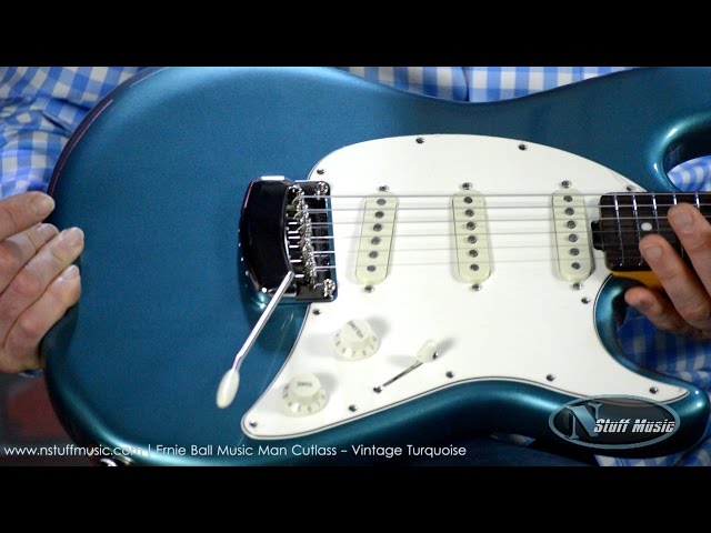 Ernie Ball Music Man Cutlass - Vintage Turquoise | N Stuff Music