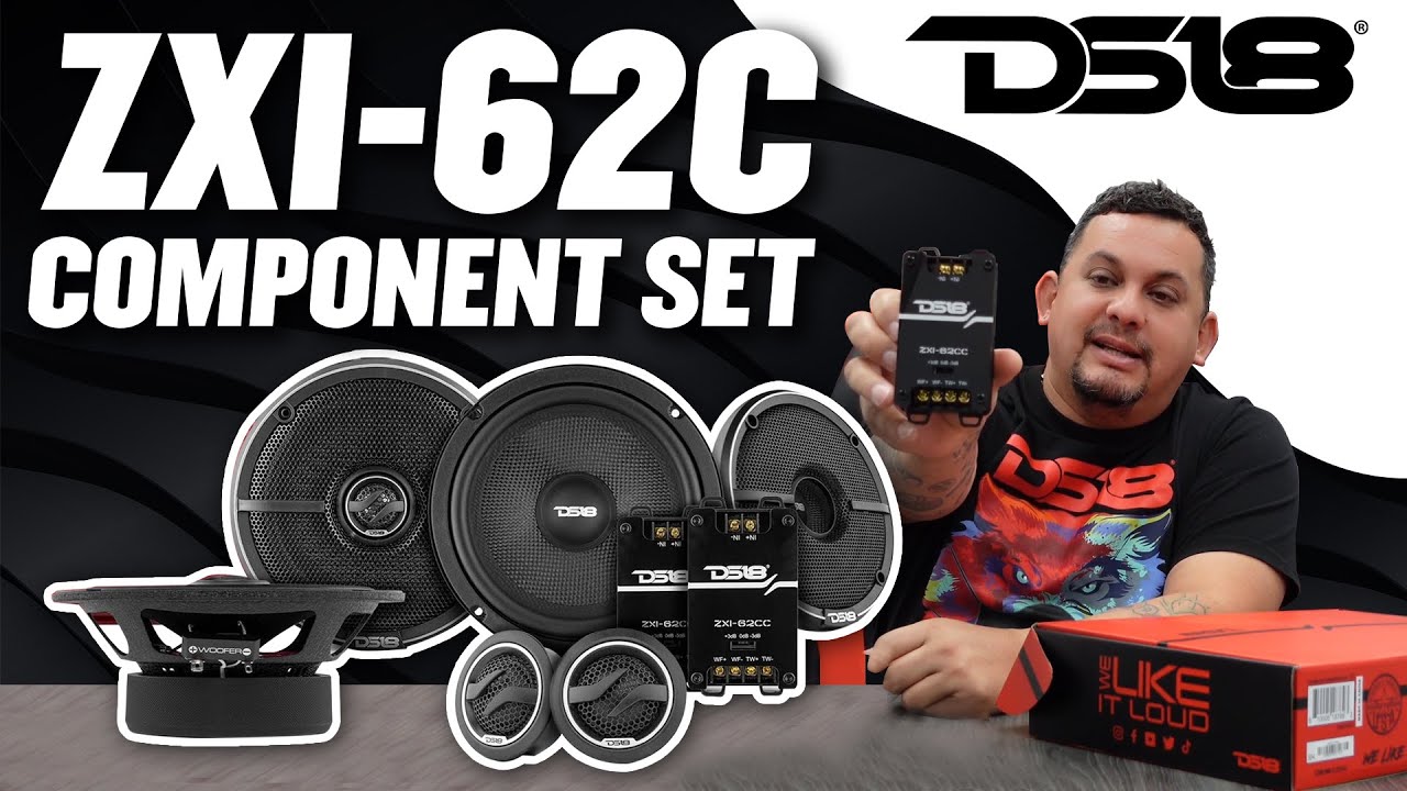 DS18 ZXI 62C Component Set (Unboxing) Car Audio Speakers - YouTube
