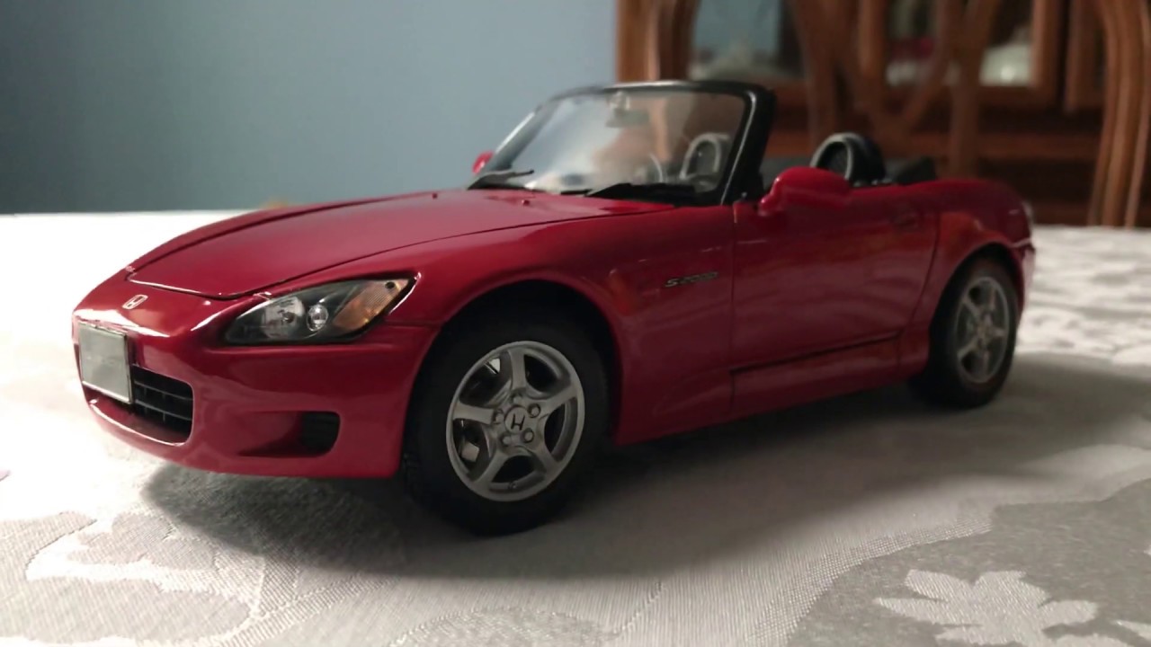 Review of Honda S2000 by Maisto (Scale 1/18) - YouTube