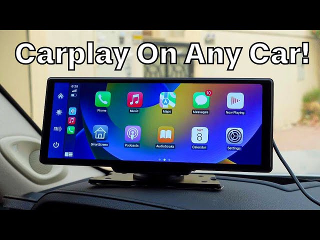 Portable CarPlay Screen That's Compatible With Any Vehicle