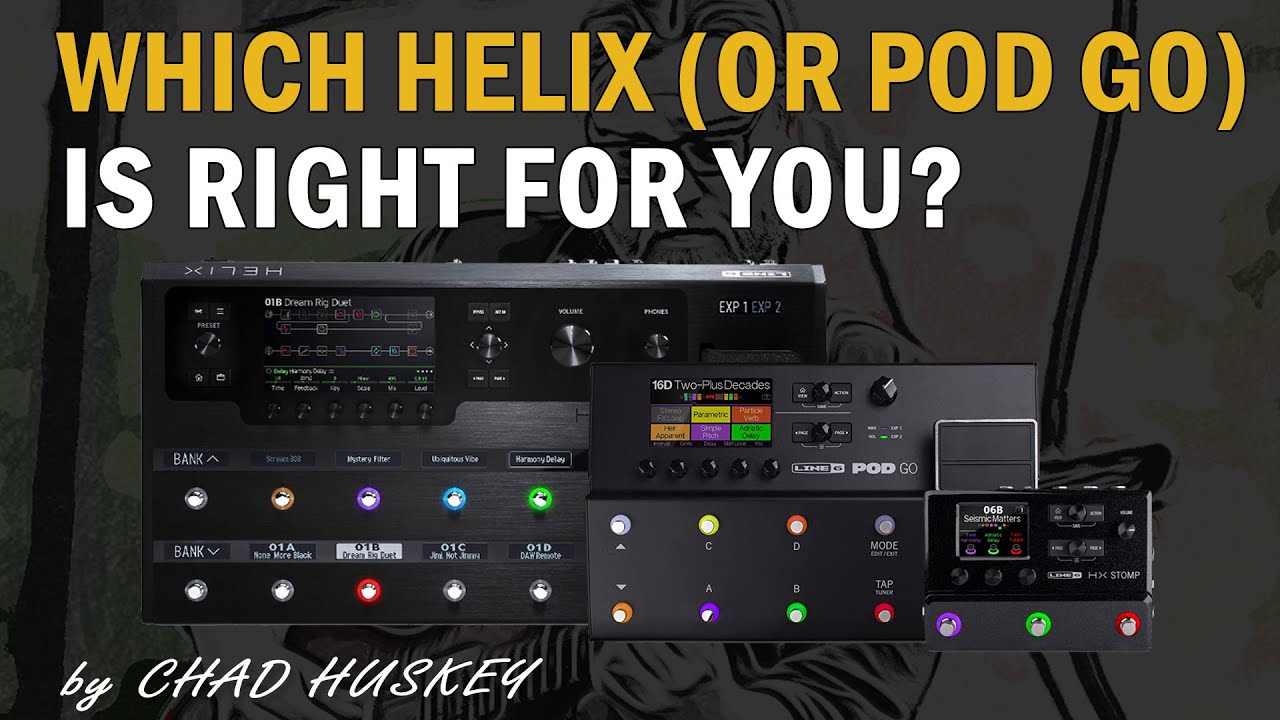 Which Line 6 Helix (or the Pod Go) is right for you? - YouTube