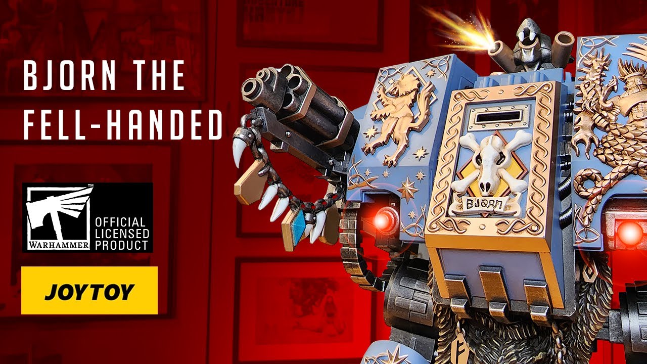 Joy Toy - Space Wolves Bjorn the Fell-Handed Review - YouTube