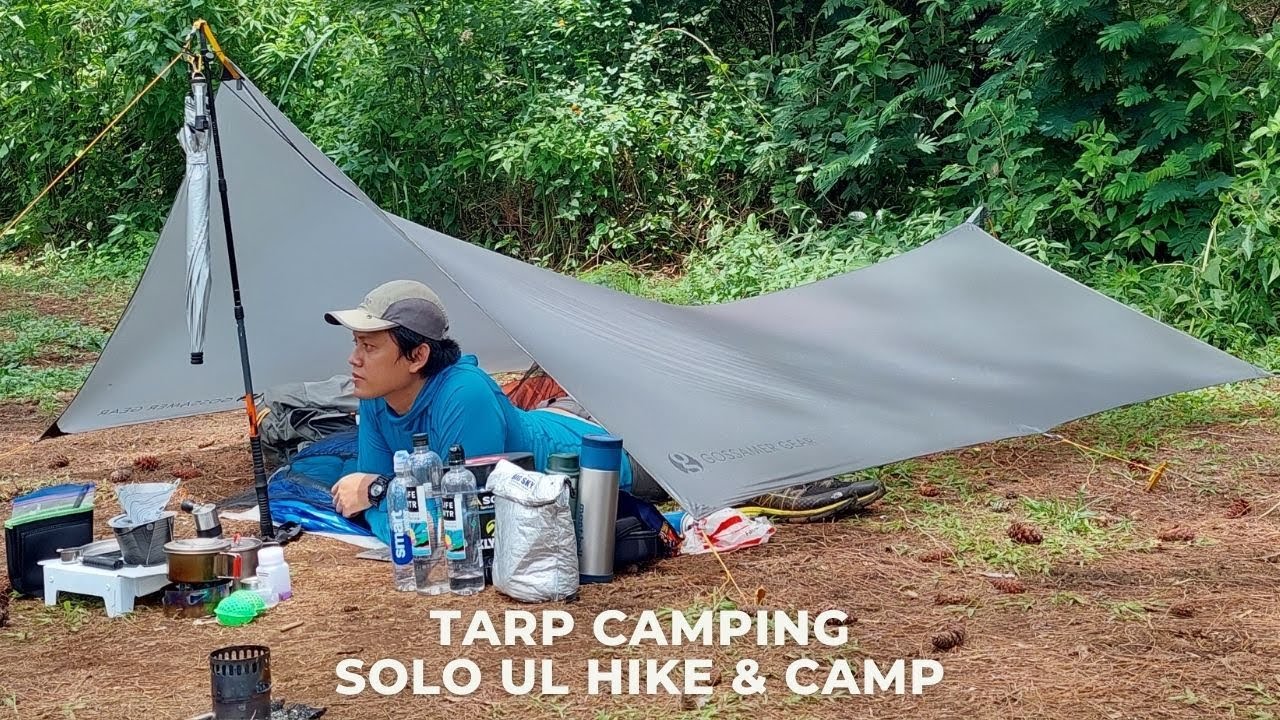 SOLO HIKE & CAMP | I'M CAMPING WITH A TARP | GOSSAMER GEAR TWINN