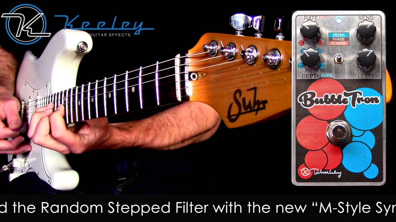 Bubble Tron Dynamic Flanger Phaser - Keeley Electronics Guitar