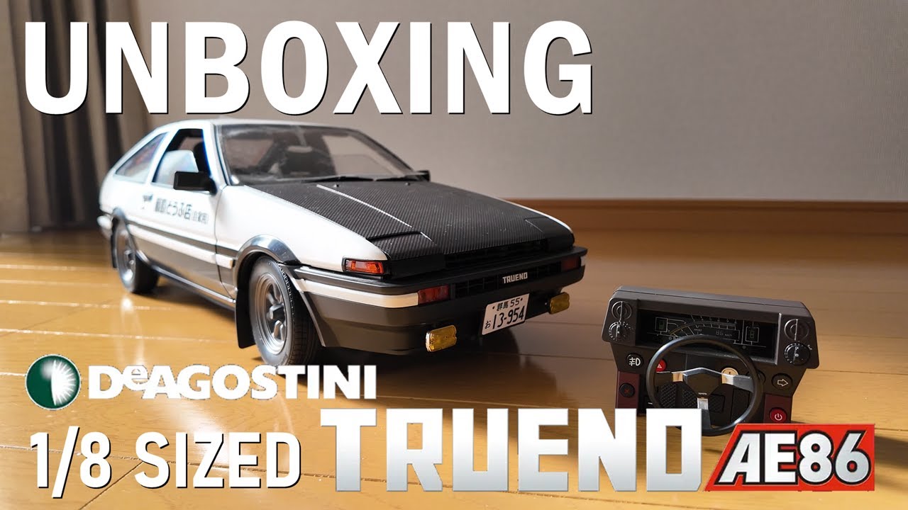 The UNBOXING of 1/8 SIZED DEAGOSTINI TOYOTA AE86 - YouTube