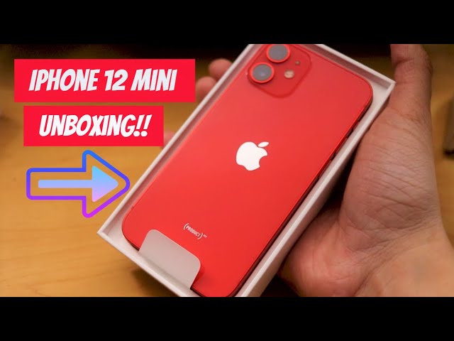iPhone 12 Mini Product Red (Unboxing & First impressions) - YouTube