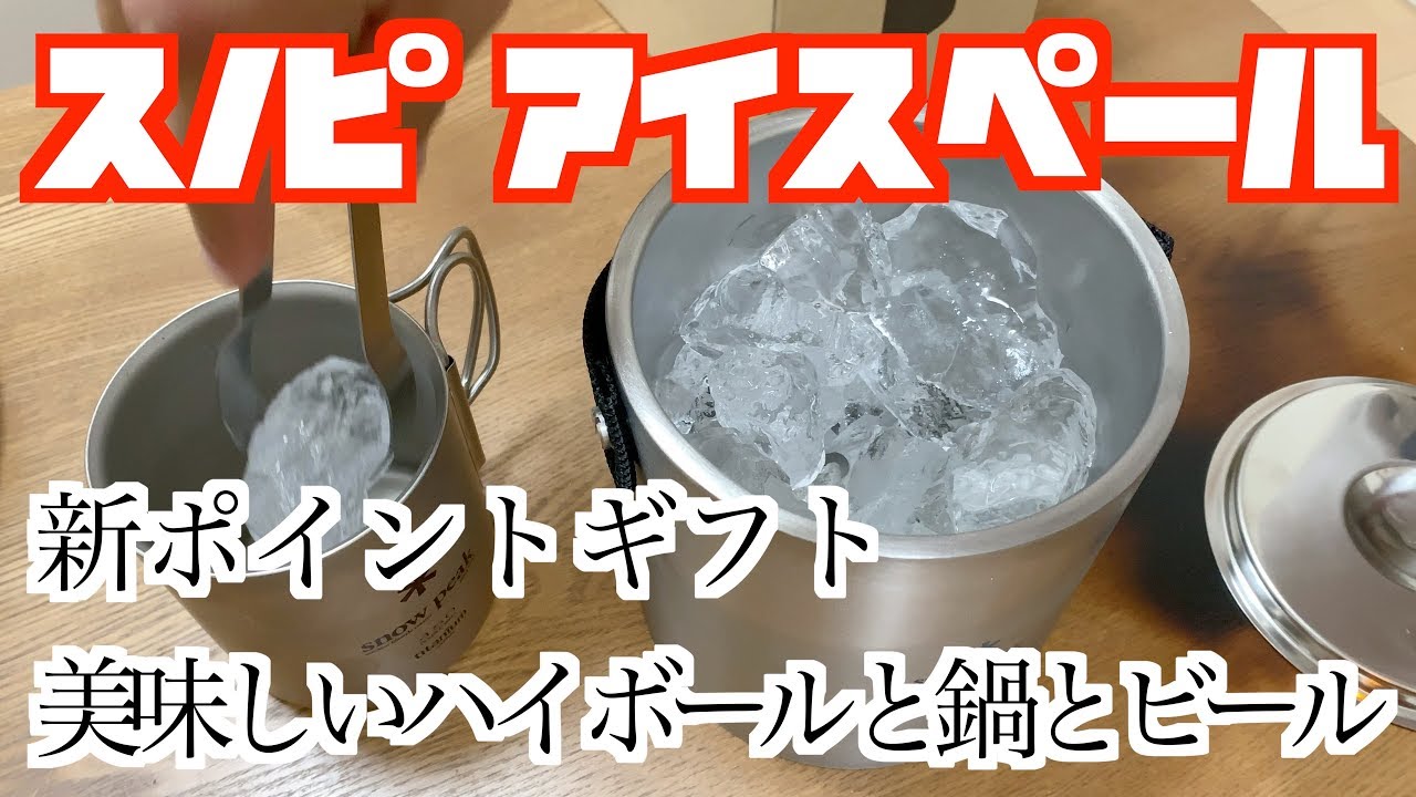 スノーピーク アイスペール&カクテルシェーカーセット ポイントギフト