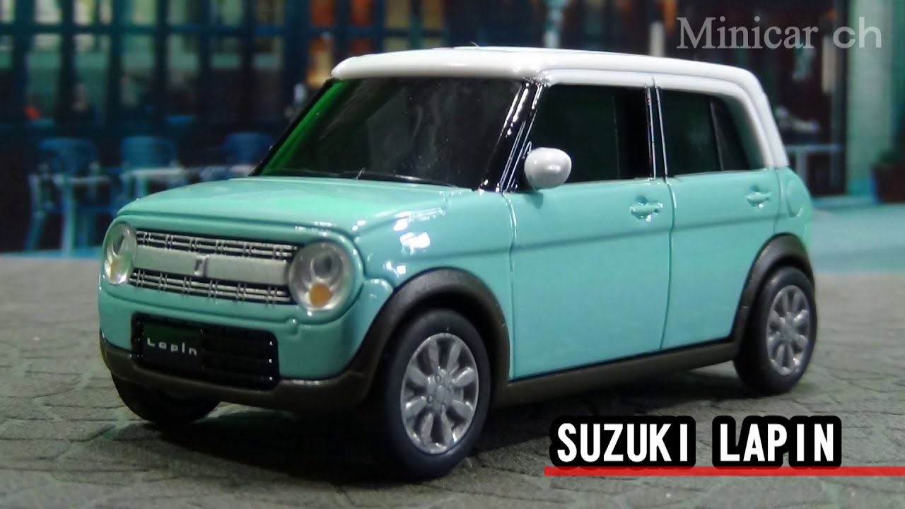 カワイイ！ 新型ラパン プルバックミニカー - YouTube