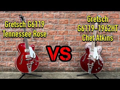 Gretsch G6119 vs G6119-1962HT テネシーローズ比較！ - YouTube