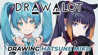 DAL ITEMS Vol.1」DRAW A LOT×初音ミク Art by Ninomae Ina'nis
