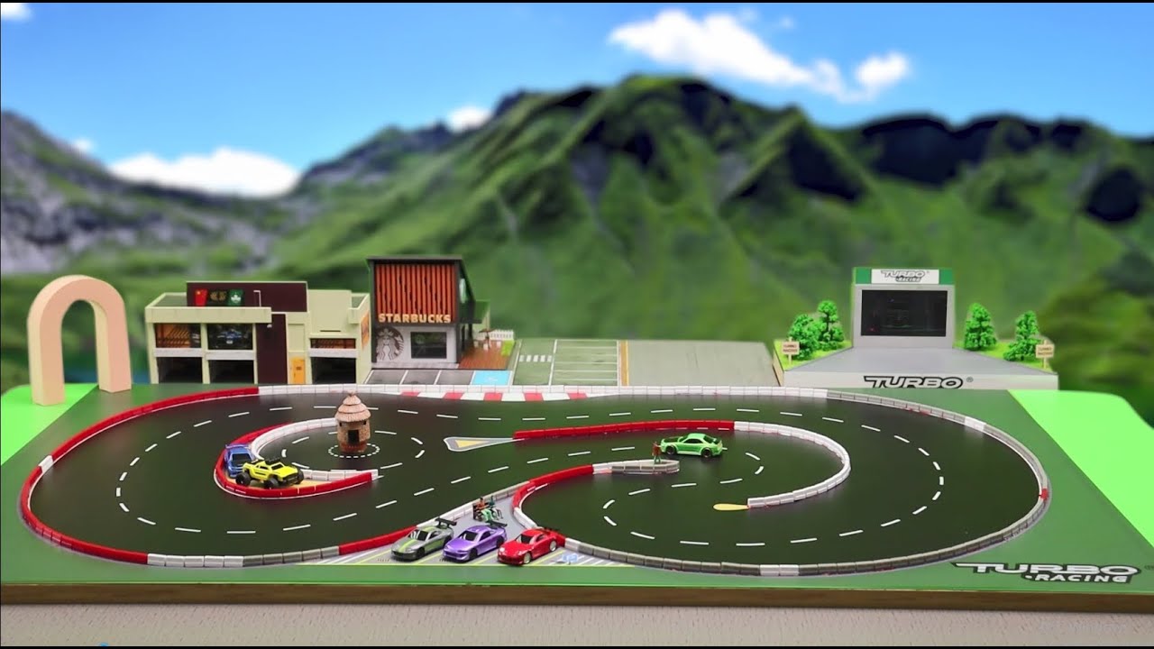 1/76 C64 Green Drift Car［ 1/76スケール C64グリーン ドリフトカー