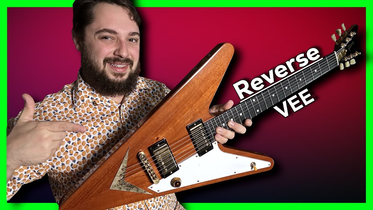 Gibson 2007 Reverse Flying V Demo and Review - YouTube
