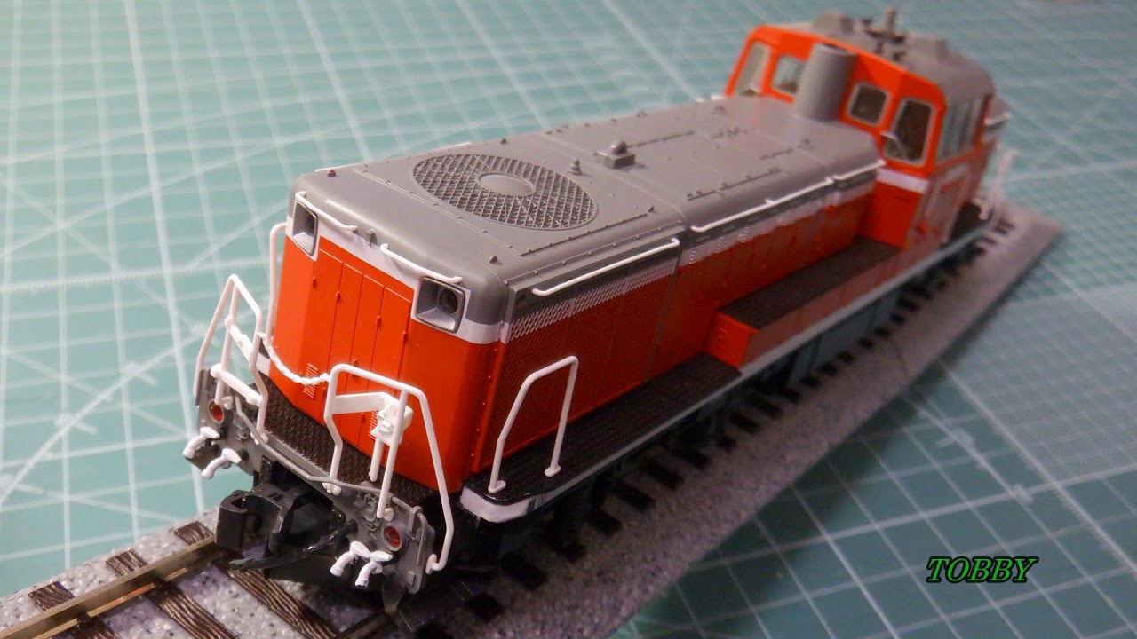 鉄道模型 HOゲージ】 KATO DE10 色入れ&整備 入場 からの 出場試運転