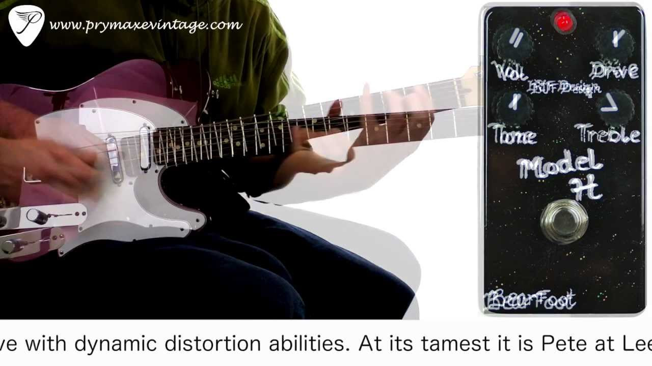 BearFoot FX Model H Distortion - YouTube