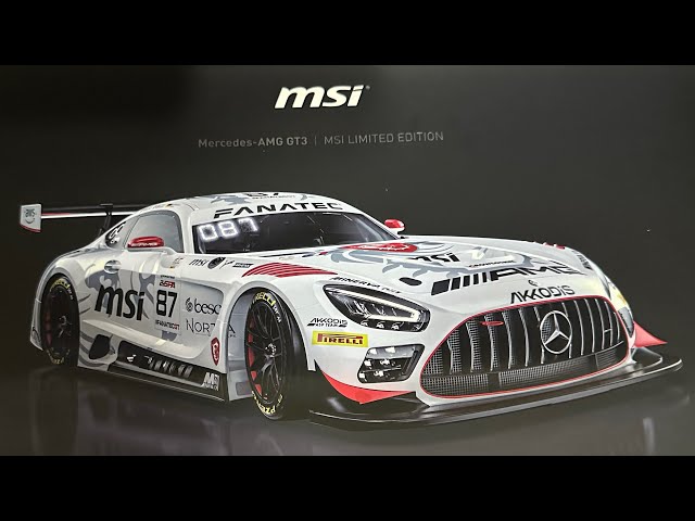 Mercedes-AMG GT3 | MSI LIMITED EDITION 1:18 model car unboxing