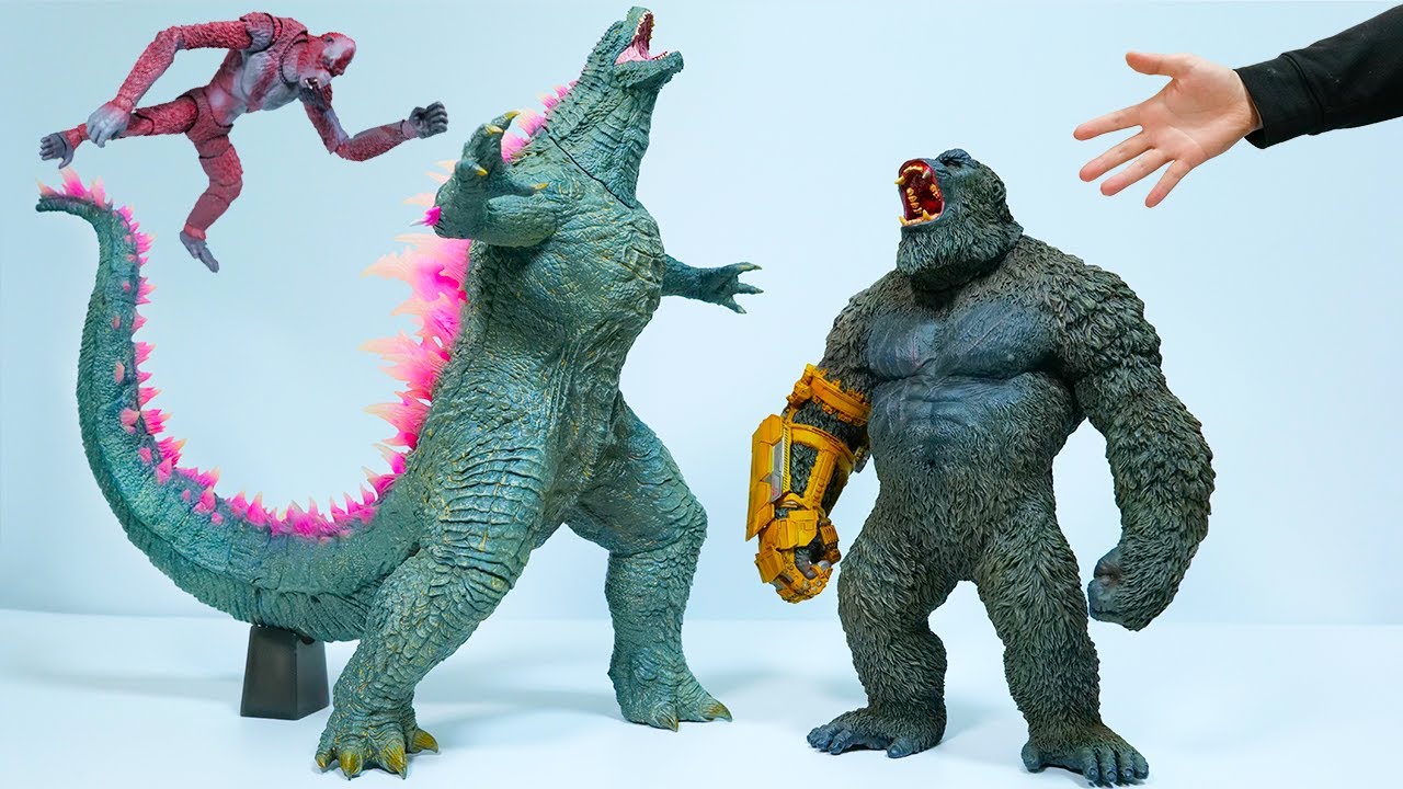 Godzilla x Kong】Super cool Big GODZILLA EVOLVED and KONG