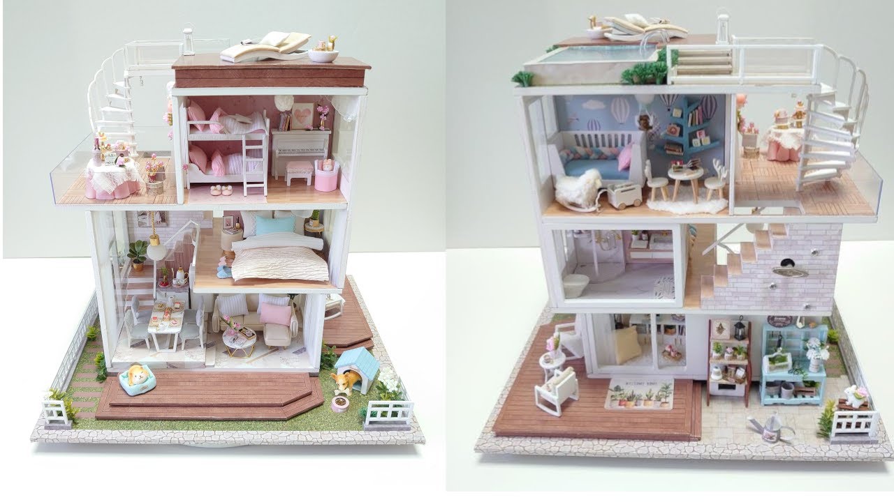 DIY Miniature Dollhouse kit「SO WELL A-077」ドールハウスキット