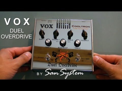 VOX Duel Overdrive - Tube Overdive CT07DO - YouTube