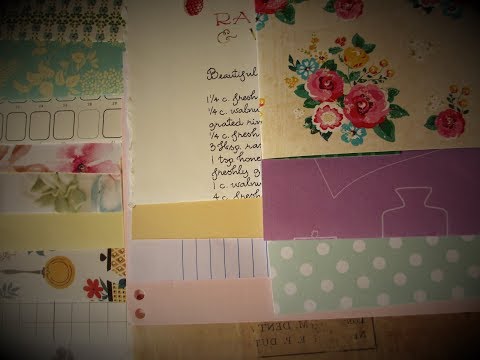 ジャンクジャーナル作り方 - YouTube