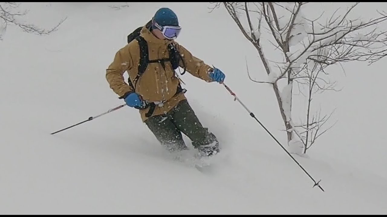 テレマークスキー】Backcountry telemark skiing in Hokkaido telemark