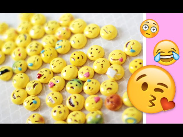 MAKING ALL 56 SMILEY EMOJIS! ☺ DIY Polymer Clay Tutorial