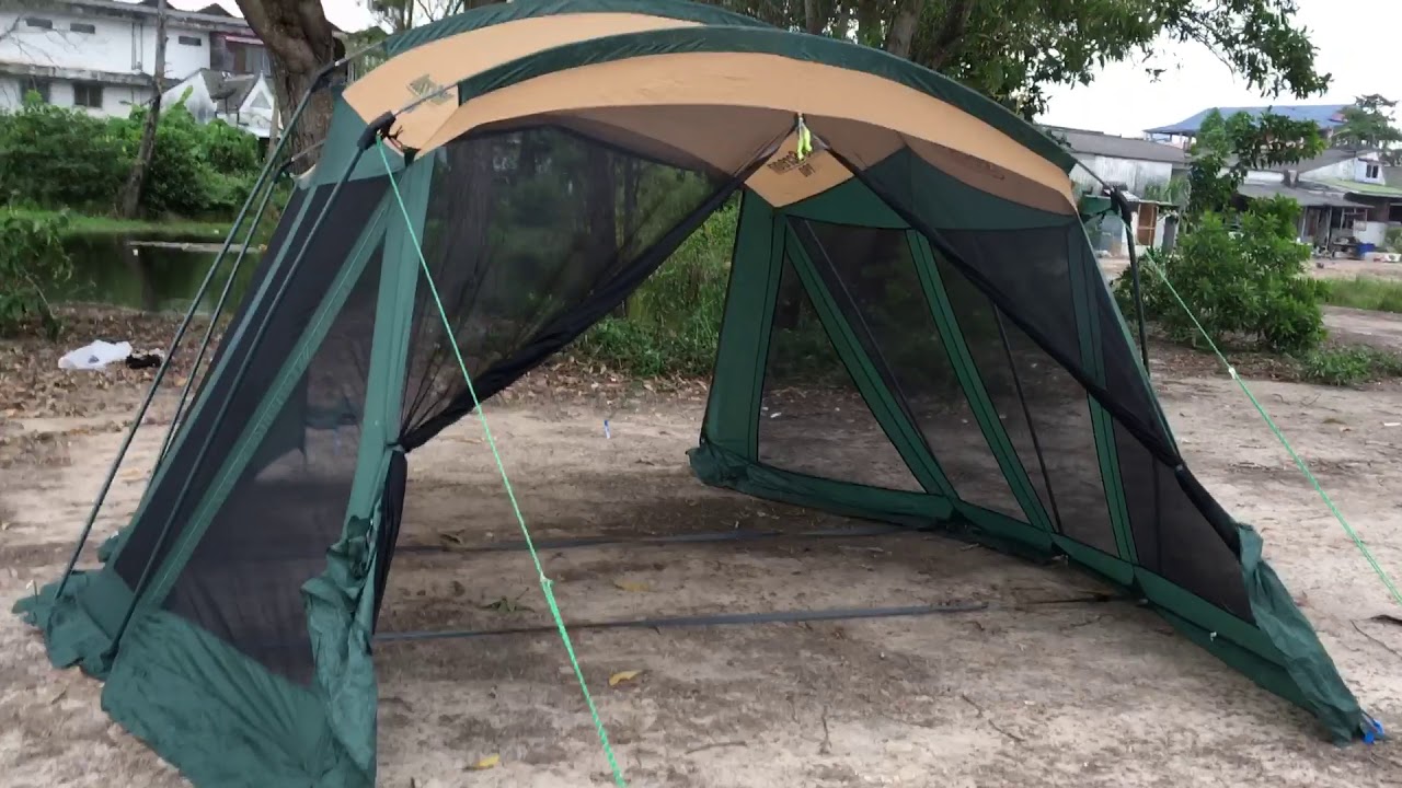 Coleman Oasis Screen Review By D4Camper 3 - YouTube
