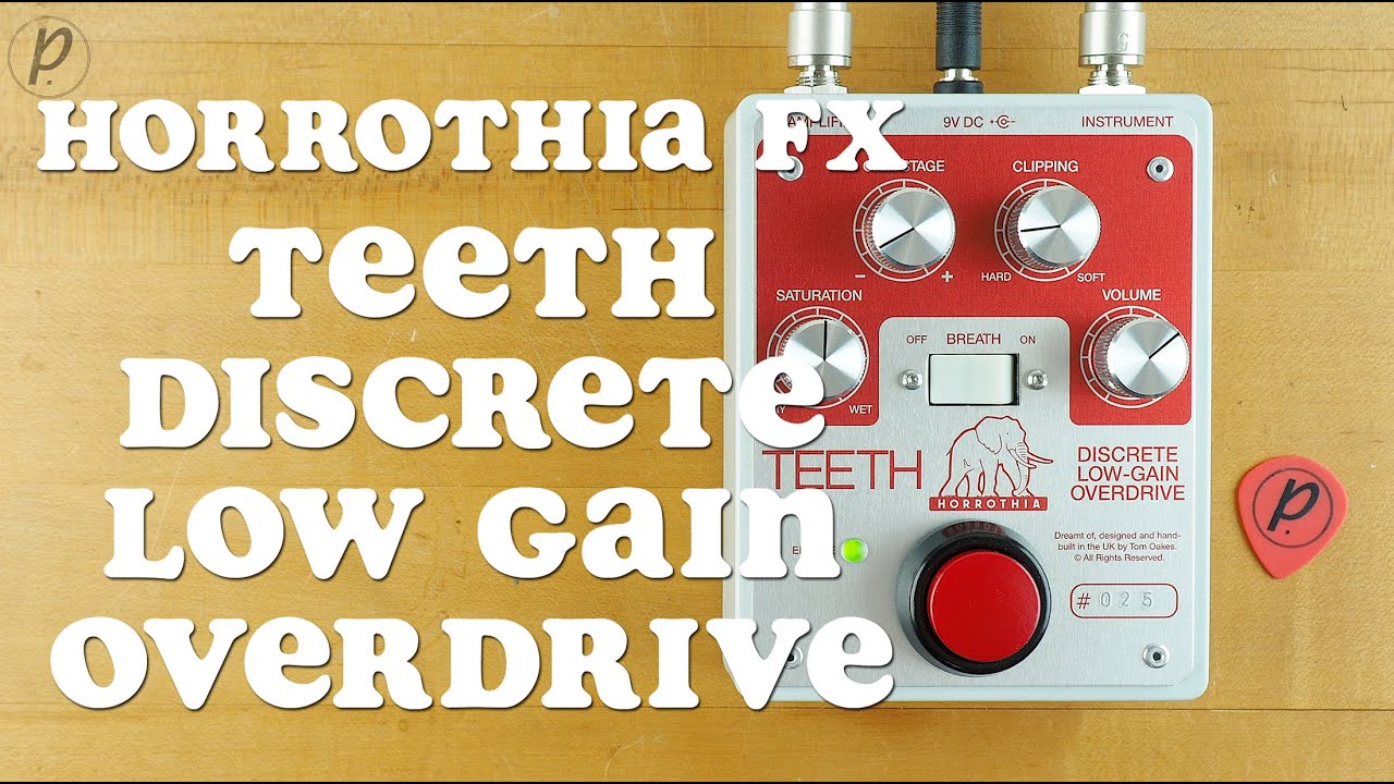Horrothia FX Teeth Discrete Low Gain Overdrive - YouTube