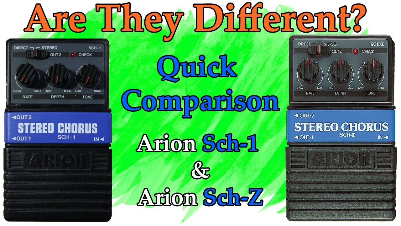 Arion Sch-1 & Sch-Z Quick Comparison - YouTube